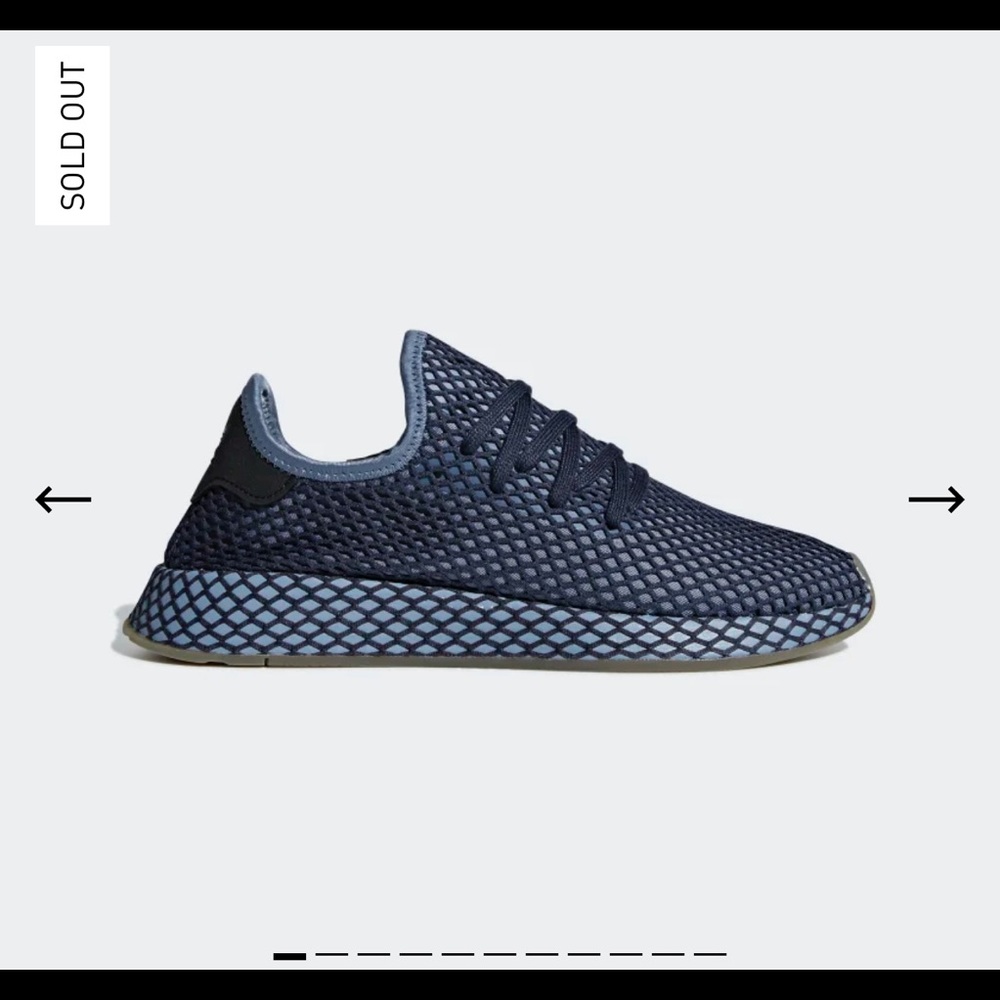 Men’s Adidas Deerupt Running Shoe Size 5.5